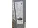 Label detailing the HVAC's model, serial number, and specifications, including electrical requirements at 3027 Nc Highway 210, Smithfield, NC 27577