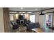 The open floor plan in the living room is great for entertaining friends at 3027 Nc Highway 210, Smithfield, NC 27577