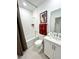 Elegant bathroom with a tub-shower combo, white subway tile, modern vanity, and sophisticated accents at 2117 Opulent Oaks Ln # 15, Durham, NC 27713
