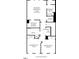 Upstairs floorplan showing bedroom suites, bathrooms and laundry room at 2117 Opulent Oaks Ln # 15, Durham, NC 27713
