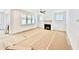 Bright living room with a fireplace and fan at 2617 Silver Gate Ct, Wake Forest, NC 27587