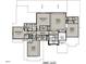 Upper level floor plan with bedrooms and bonus room at 7640 Falls Creek Ln, Raleigh, NC 27614
