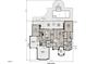 Main level floor plan showcasing an open layout at 7640 Falls Creek Ln, Raleigh, NC 27614