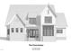 The Portchester elevation at Colby Crossing with double front doors, and a brick facade at 3331 Colby Chase Dr # 8, Apex, NC 27539