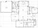 Detailed floor plan showcasing the layout of the first floor of the house, including the kitchen, bedrooms, and living spaces at 3331 Colby Chase Dr # 8, Apex, NC 27539