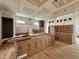 Spacious kitchen area featuring hardwood floors and cabinets ready to be installed at 627 Georgetown Rd, Raleigh, NC 27608