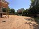 A spacious backyard with exposed dirt, ready for landscaping and outdoor enjoyment at 208 E Whitaker Mill Rd, Raleigh, NC 27608