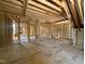 Open concept unfinished interior featuring stud framing and flooring at 208 E Whitaker Mill Rd, Raleigh, NC 27608