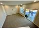 Spacious bonus room with carpet and sliding glass door at 2103 Lambert Rd # 62, Cary, NC 27519