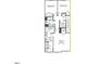Floorplan of third floor with primary suite, two bedrooms, and laundry at 1170 Holding Village Way, Wake Forest, NC 27587