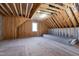 Unfinished attic space with plenty of potential for future expansion at 1610 Carson St, Raleigh, NC 27608