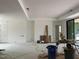 Open unfinished living area with recessed lighting at 65 Firefly Overlook, Pittsboro, NC 27312