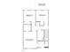 Second floor layout featuring Primary bedroom and two additional bedrooms at 2337 E Main St, Durham, NC 27703