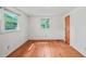 Bedroom with hardwood floors and a closet at 3015 Old Raleigh Rd, Apex, NC 27502