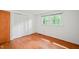 Bedroom with hardwood floors and double door closet at 3015 Old Raleigh Rd, Apex, NC 27502