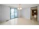 Dining room with access to the backyard at 3015 Old Raleigh Rd, Apex, NC 27502
