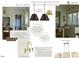 A kitchen with white cabinets, calacatta countertops, brass hardware, and island pendant lighting samples at 217 Dublin Rd, Raleigh, NC 27609