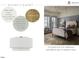 Study/guest room for paint and trim reference with hardwoods and light fixture at 217 Dublin Rd, Raleigh, NC 27609