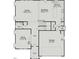 Detailed floor plan showcasing the layout of the home, including room dimensions at 120 Wild Turkey Way, Lillington, NC 27546