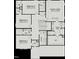 Upstairs floor plan featuring bedrooms, bathrooms, owner's suite, walk-in closets and laundry room at 120 Wild Turkey Way, Lillington, NC 27546