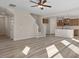 Spacious living room with hardwood floors and high ceilings at 211 Wild Turkey Way, Lillington, NC 27546
