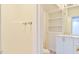 Bathroom featuring a walk-in shower, toilet, and vanity with shaker-style doors at 128 Dixie Dr, Chapel Hill, NC 27514
