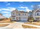 Inviting two-story home with a quaint balcony and a two-car garage, blending comfort and practicality at 3109 Petrea Ct # 39, Angier, NC 27501