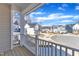 View from the porch of houses in a desirable, walkable neighborhood at 3109 Petrea Ct # 39, Angier, NC 27501