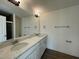 Bathroom features double sink vanity with granite countertop, modern fixtures, and ample lighting at 490 Traditions Grande Blvd # 27, Wake Forest, NC 27587
