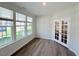 Home office with many windows providing plenty of natural light at 9229 Kitchin Farms Way # 427, Wake Forest, NC 27587