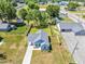 Beautiful blue single-Gathering home with fenced yard and detached two-car garage at 306 E Godwin St, Dunn, NC 28334