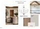 Dining room design with beams and accent wall, light fixture and Alabaster wall paint at 67 Ridgeline Ct # 7, Pittsboro, NC 27312