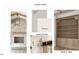 Gathering Room vision board featuring a stone fireplace, built ins, and paint colors at 67 Ridgeline Ct # 7, Pittsboro, NC 27312