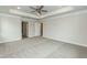 Spacious main bedroom with neutral paint, carpet, and access to en-suite at 225 Hopewell Branch Ct, Smithfield, NC 27577