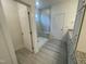 Bathroom featuring tiled walk-in shower with glass door and granite-top vanity at 1504 Maelyn Way, Fuquay Varina, NC 27526