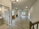 Spacious living room with LVP flooring and a fireplace at 339 Bishop Ln, Sanford, NC 27330