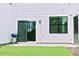 Backyard with patio, sliding door, and grill at 727 Putney Hill Rd, Zebulon, NC 27597