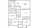 Second floor plan showing layout of bedrooms and bathrooms at 80 Bold Dr, Youngsville, NC 27596