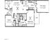 Detailed floor plan showcasing layout of bedroom, living room, kitchen, bathrooms, and garage at 11370 Clubhaven Pl # 103, Raleigh, NC 27617
