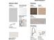 Interior scheme features gray cabinets, white subway tile, granite countertops, and brushed nickel hardware at 1237 Jasmine View Way, Knightdale, NC 27545