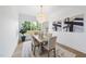 Dining room with natural light and decor art at 712 Daniels St, Raleigh, NC 27605