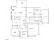 This floor plan showcases the layout of the first floor at 712 Daniels St, Raleigh, NC 27605