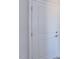 White paneled interior door with brushed metal hardware at 525 Glenkirk Pl, Garner, NC 27529
