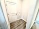 Entryway with wood flooring and a door at 31 Capeside Ct, Lillington, NC 27546