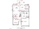 First floor layout showcasing kitchen, Gathering room, Primary bedroom, and 2-car garage at 1055 Fairhaven Dr # 56, Mebane, NC 27302