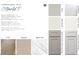 Detailed materials and color selections for the home at 1055 Fairhaven Dr # 56, Mebane, NC 27302