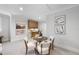 Finished basement with game table and built-in bar at 701 Dartmouth Rd, Raleigh, NC 27609