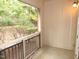 Screened porch overlooking backyard foliage and trees at 7250 Nc 751 Hwy # 2101, Durham, NC 27707