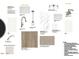 Selection of home interior and exterior materials and textures at 1206 Holding Village Way, Wake Forest, NC 27587