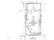 Detailed property map of a proposed farmhouse on a 0.068 acre lot, indicating dimensions and setbacks at 2412 Adrift Road, Fuquay Varina, NC 27526